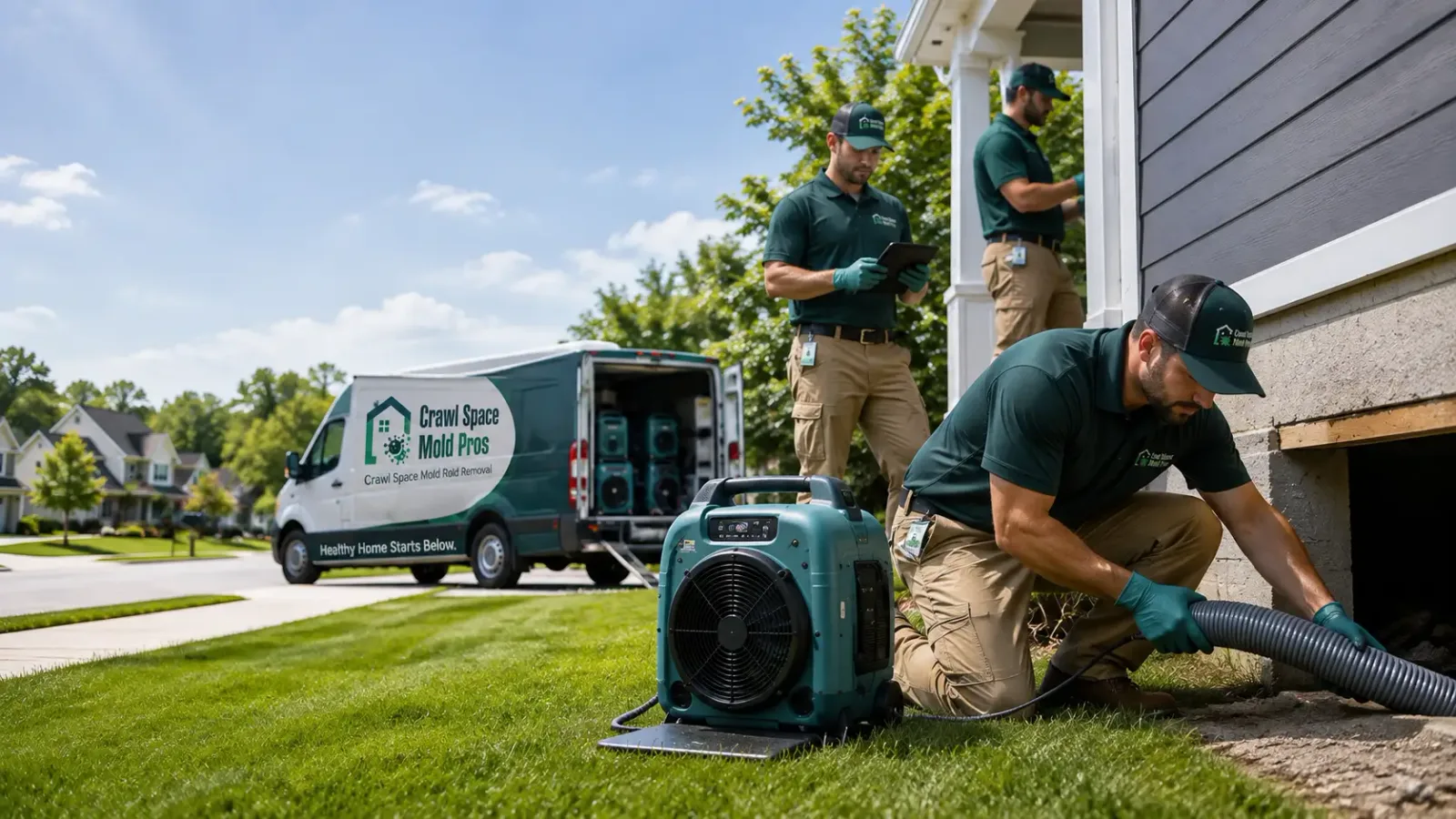 Crawl Space Mold Removal in Elberon, IA